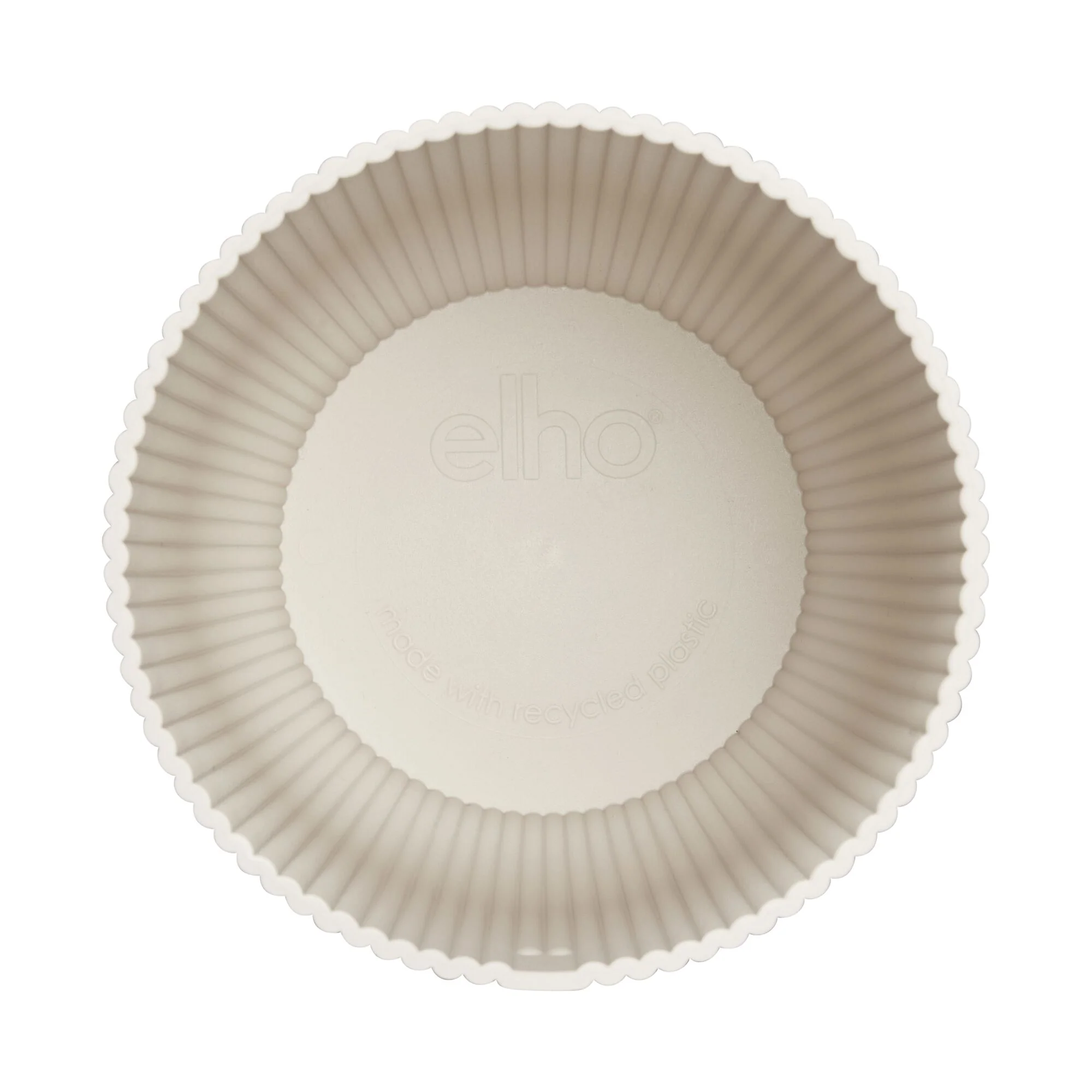 Elho Bloempot Vibes fold rond linnen wit - Image 3