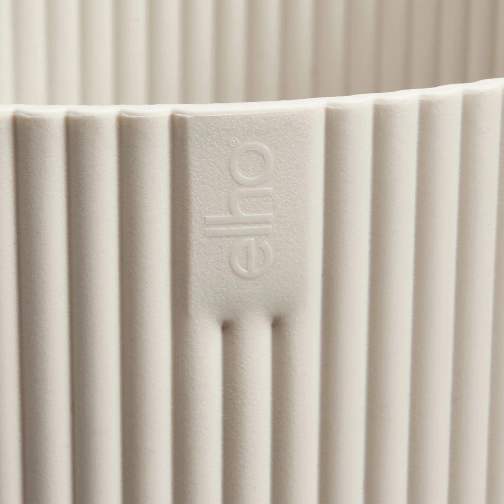 Elho Bloempot Vibes fold rond linnen wit - Image 4