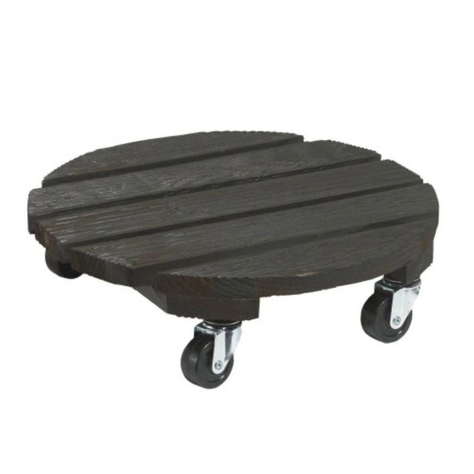 Plantentrolley van hout - Image 4